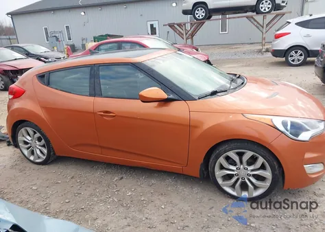 2012 Hyundai Veloster Base W/Black from USA, damaged, VIN KMHTC6AD2CU044065
